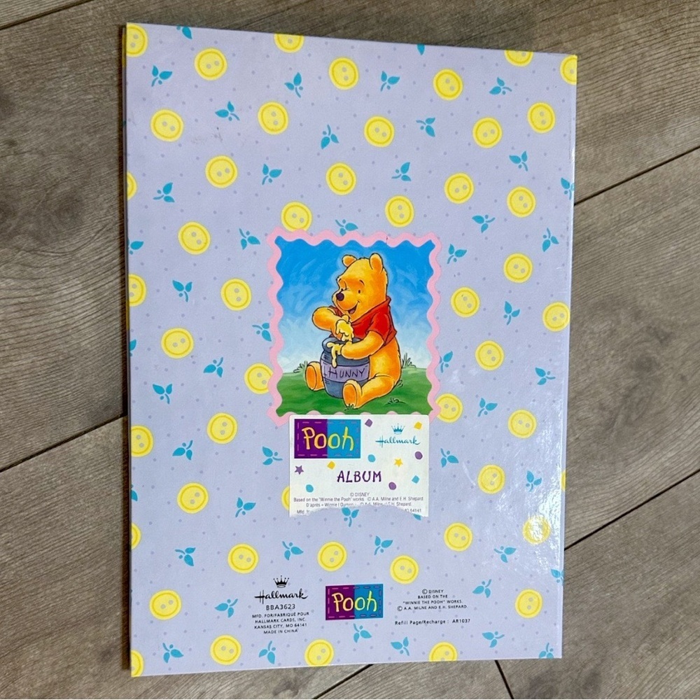 Vintage Hallmark Winnie The Pooh 4x6 Photo Album Holds 100 Photos - Picture 9 of 16